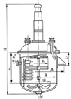 Химический реактор 0133 - 1.0,6 К.007